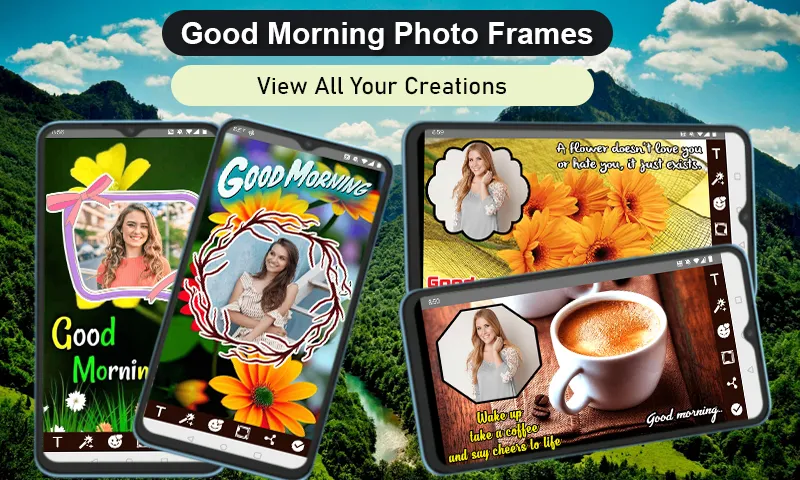 Good Morning Photo Frames | Indus Appstore | Screenshot