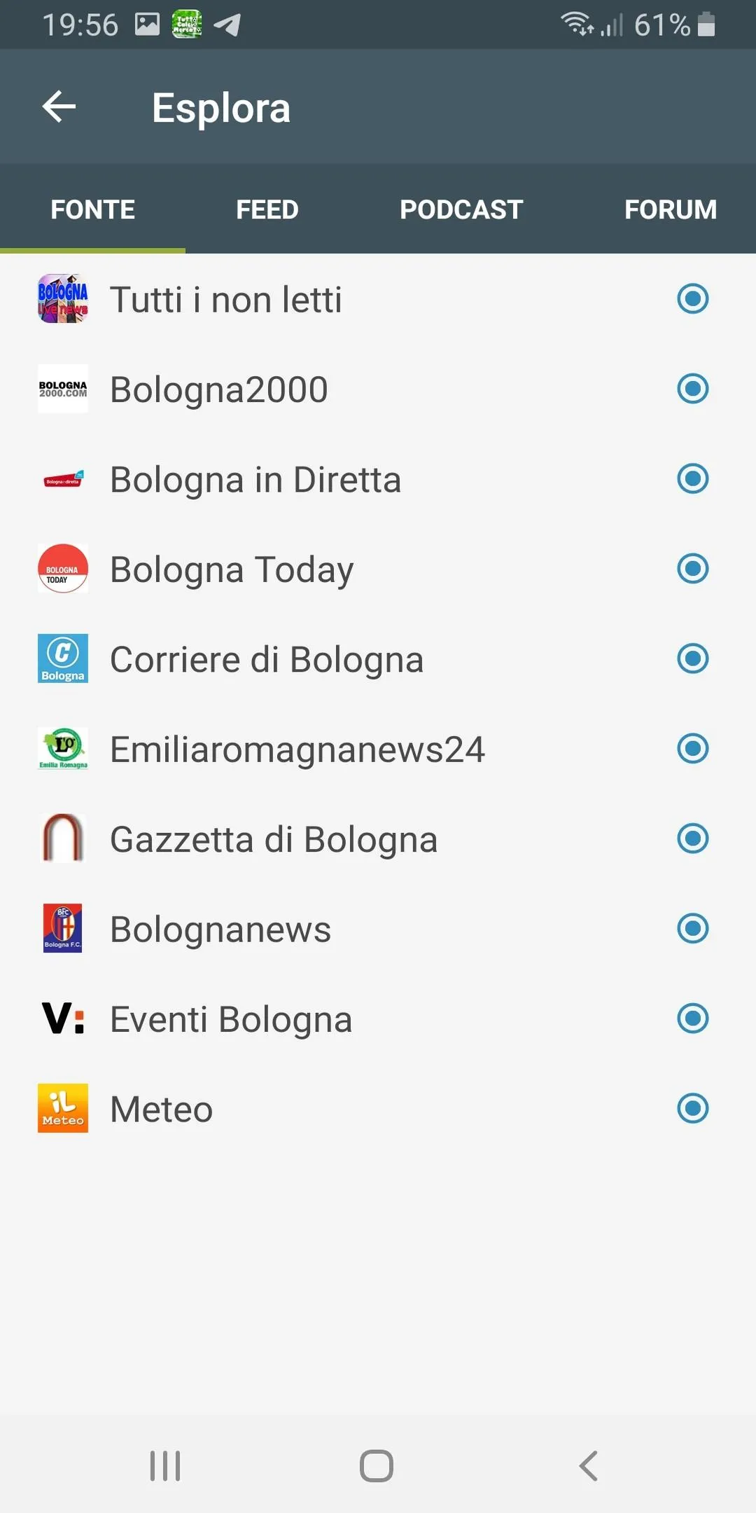 Bologna Live News | Indus Appstore | Screenshot