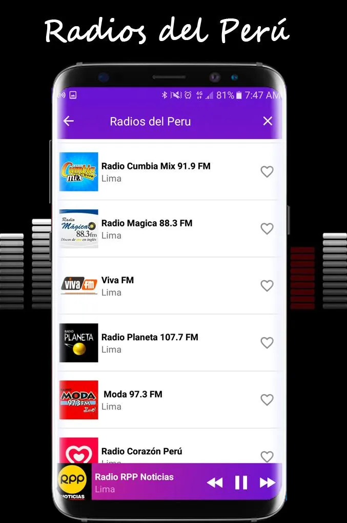 Radios del Peru en Vivo | Indus Appstore | Screenshot