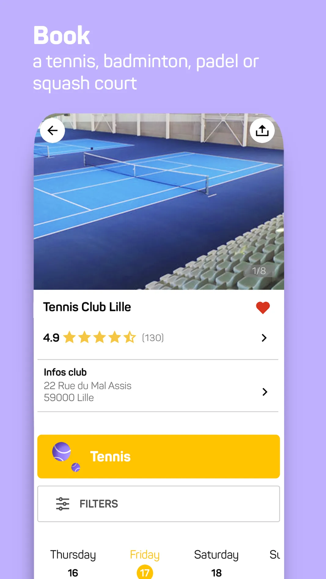 Anybuddy: book a sports field | Indus Appstore | Screenshot