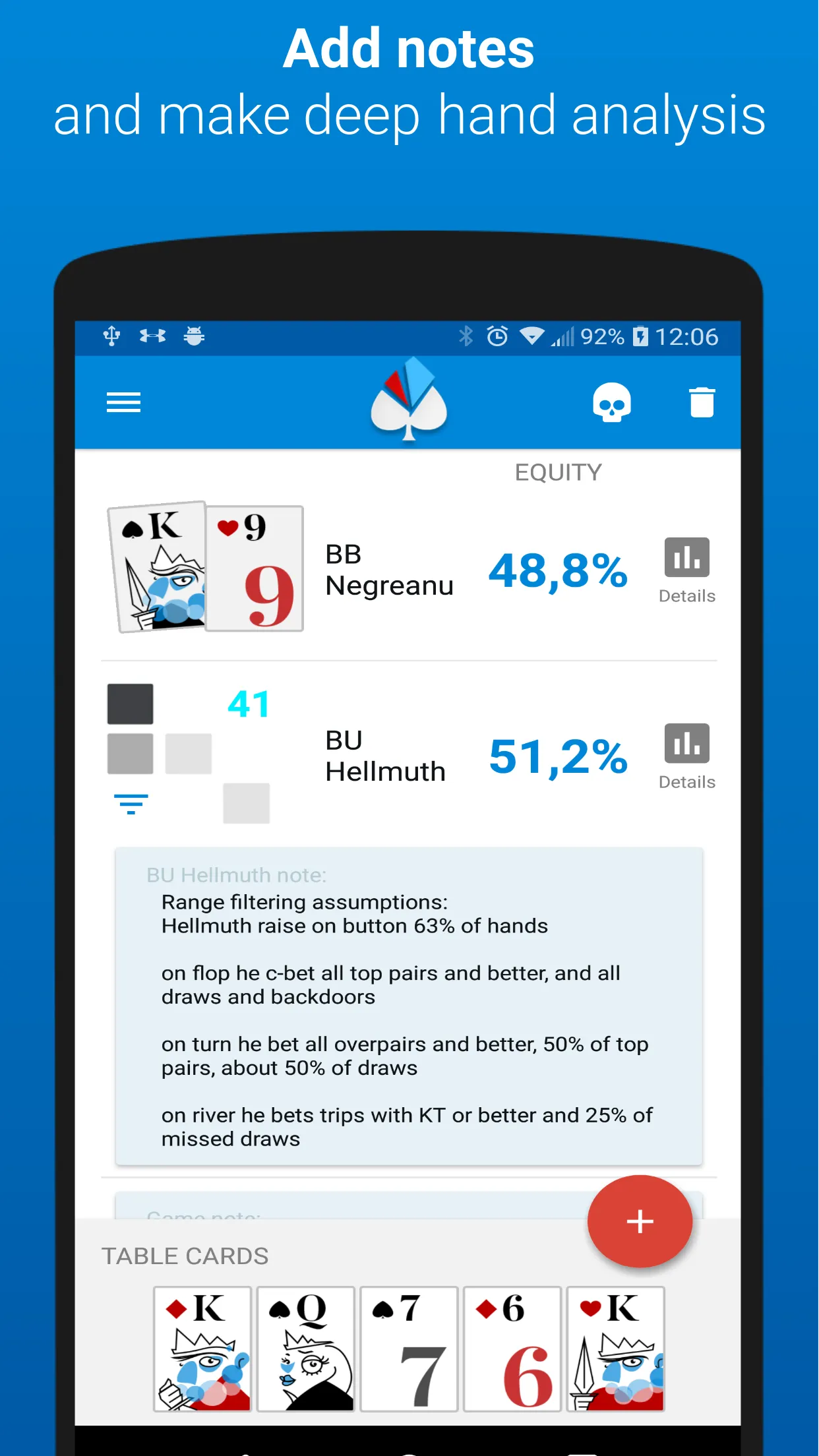 Poker calculator Holdem Lab | Indus Appstore | Screenshot