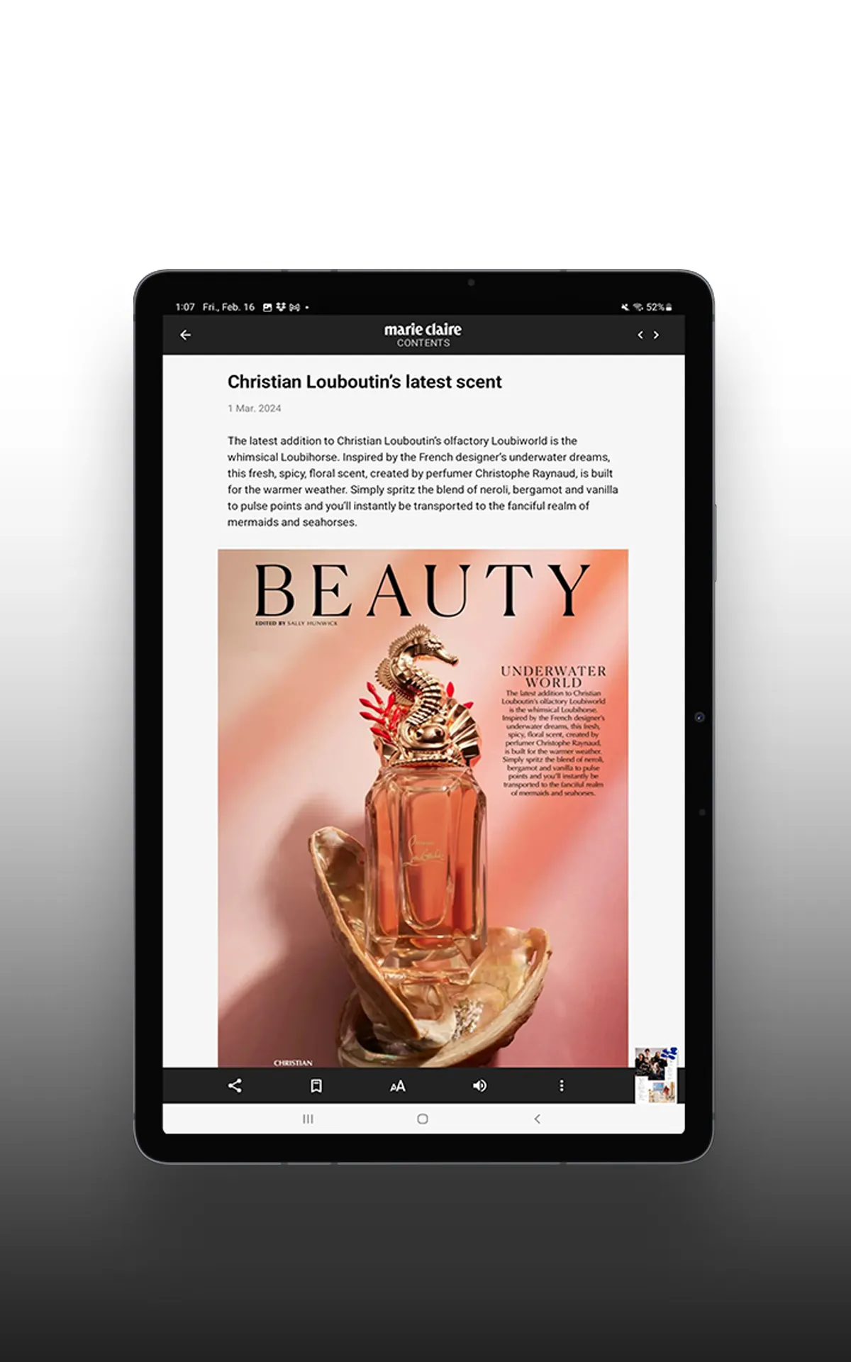 Marie Claire Australia | Indus Appstore | Screenshot