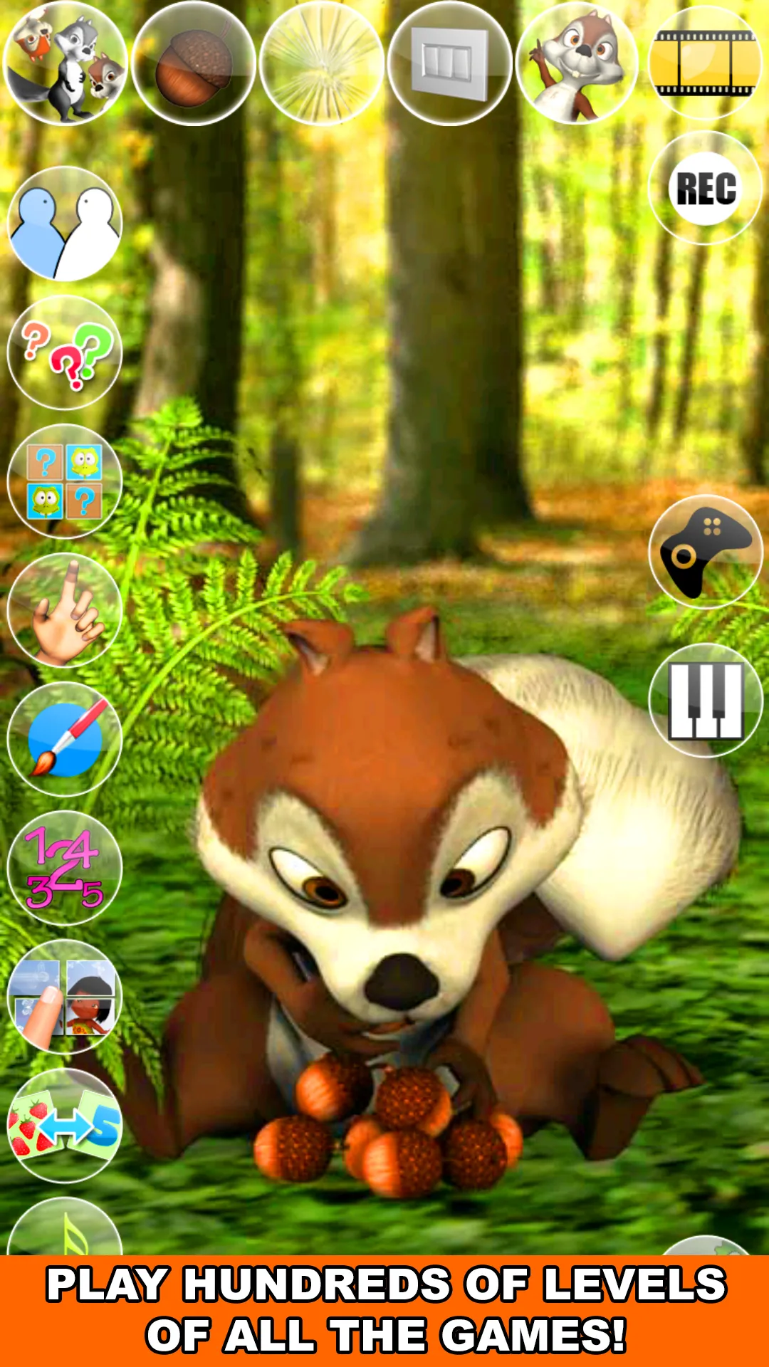 Talking James Squirrel | Indus Appstore | Screenshot