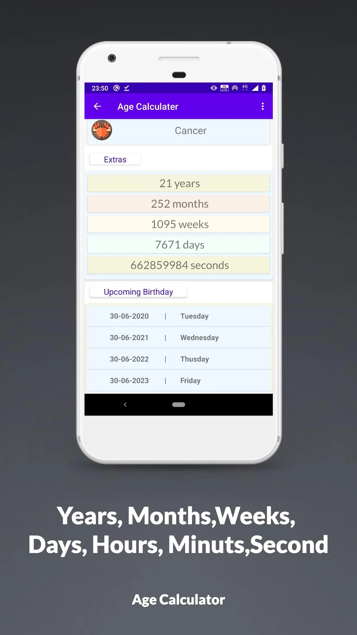 Age Calculator - Date of Birth | Indus Appstore | Screenshot