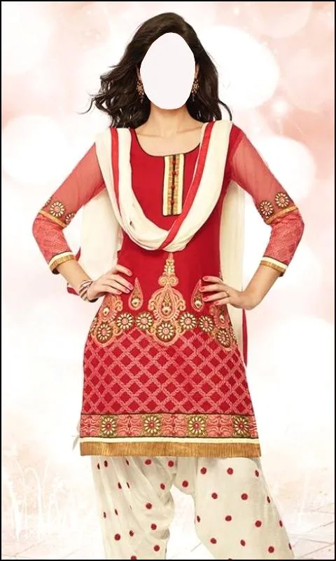 Punjabi Women Photo Suit | Indus Appstore | Screenshot