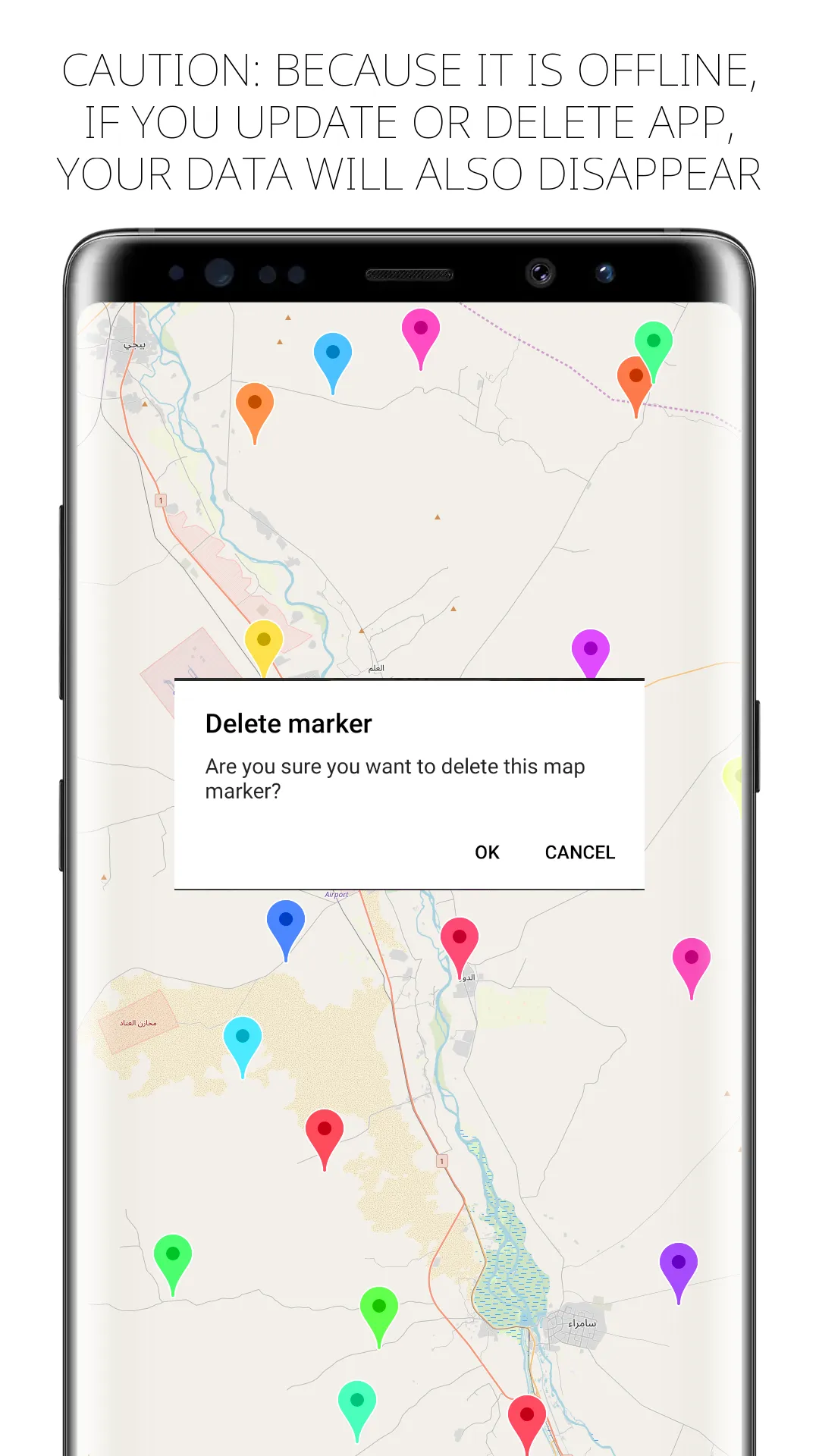 Iraq Offline Map | Indus Appstore | Screenshot