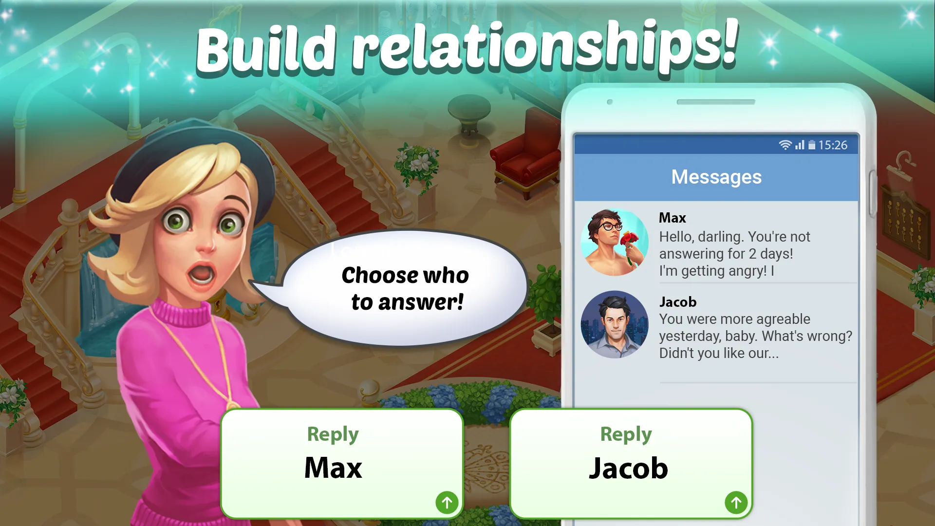 Family Hotel: love & match-3 | Indus Appstore | Screenshot