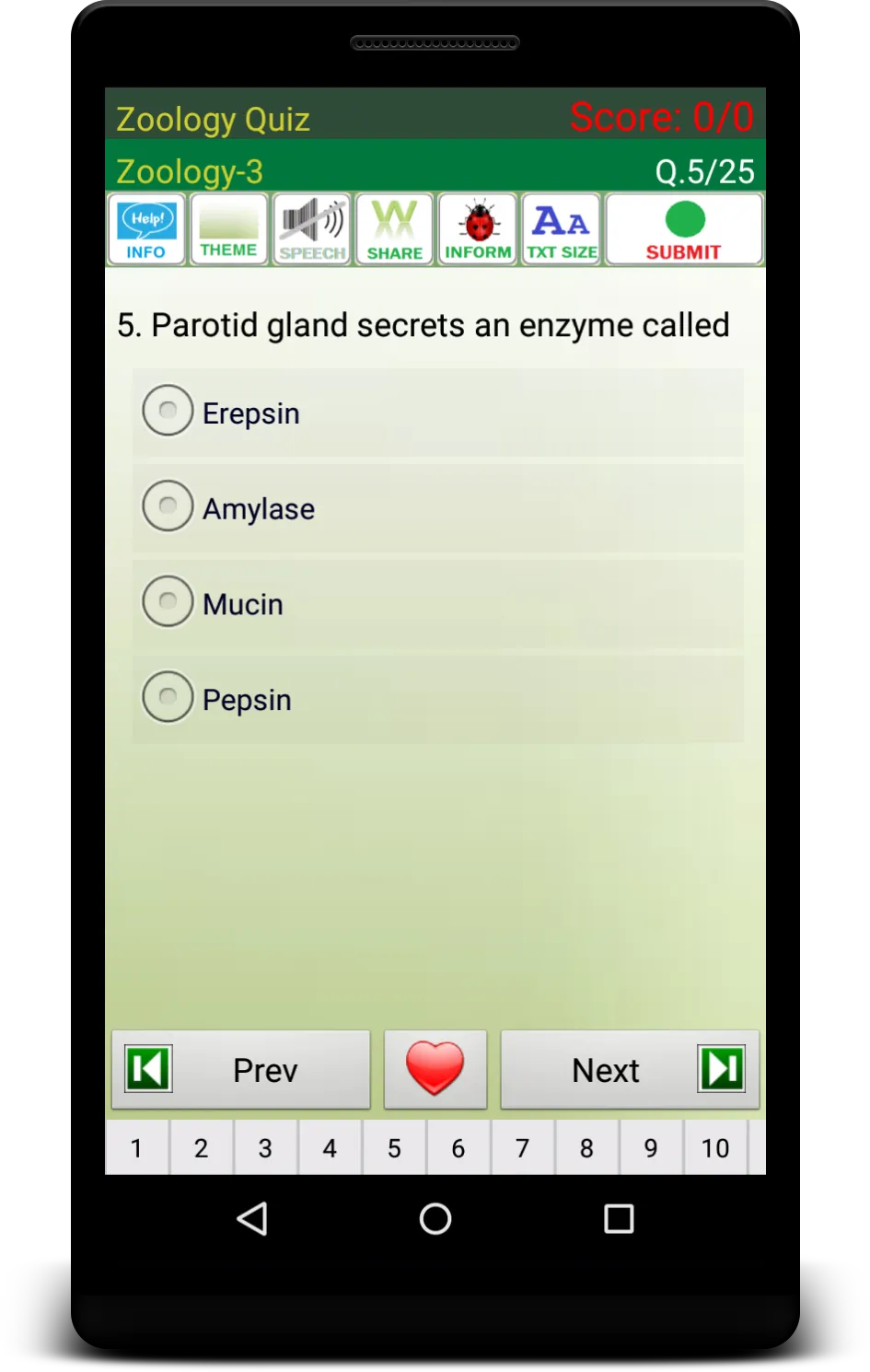 Zoology Quiz! | Indus Appstore | Screenshot