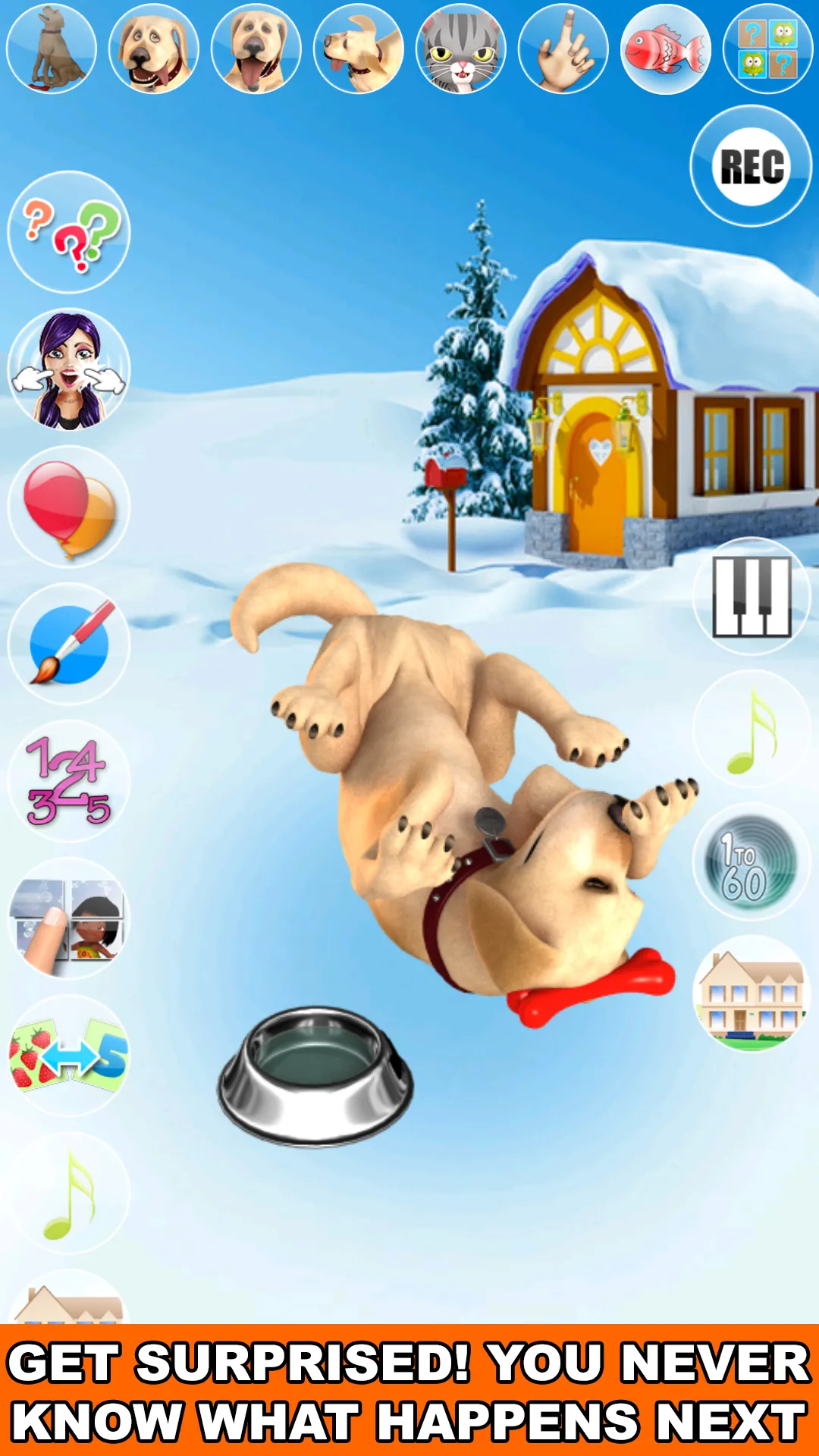 Talking John Dog Frozen City | Indus Appstore | Screenshot