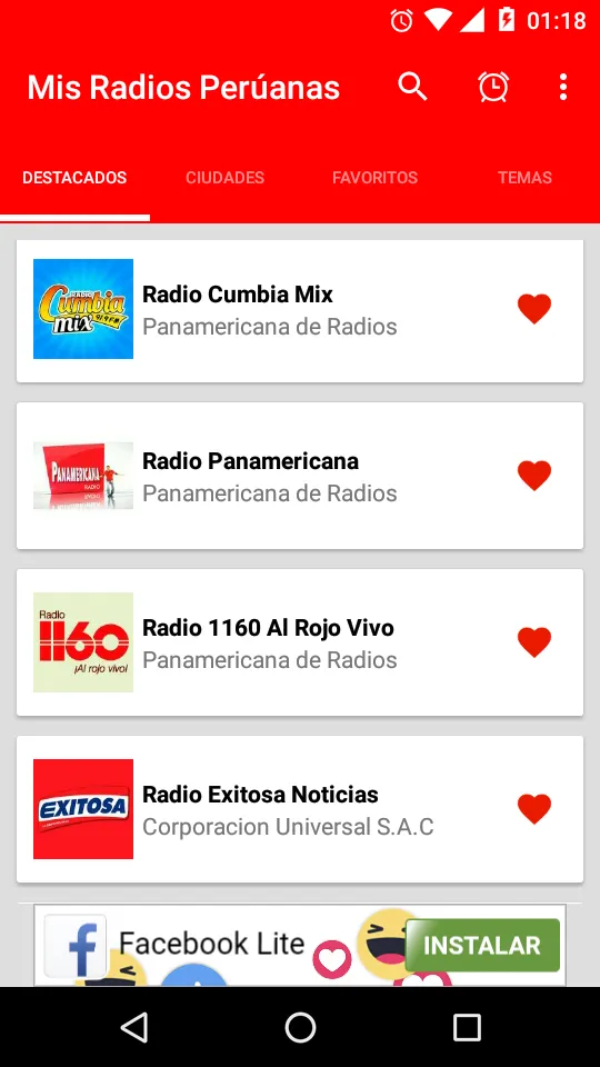 Mis Radios Emisoras Peruanas | Indus Appstore | Screenshot