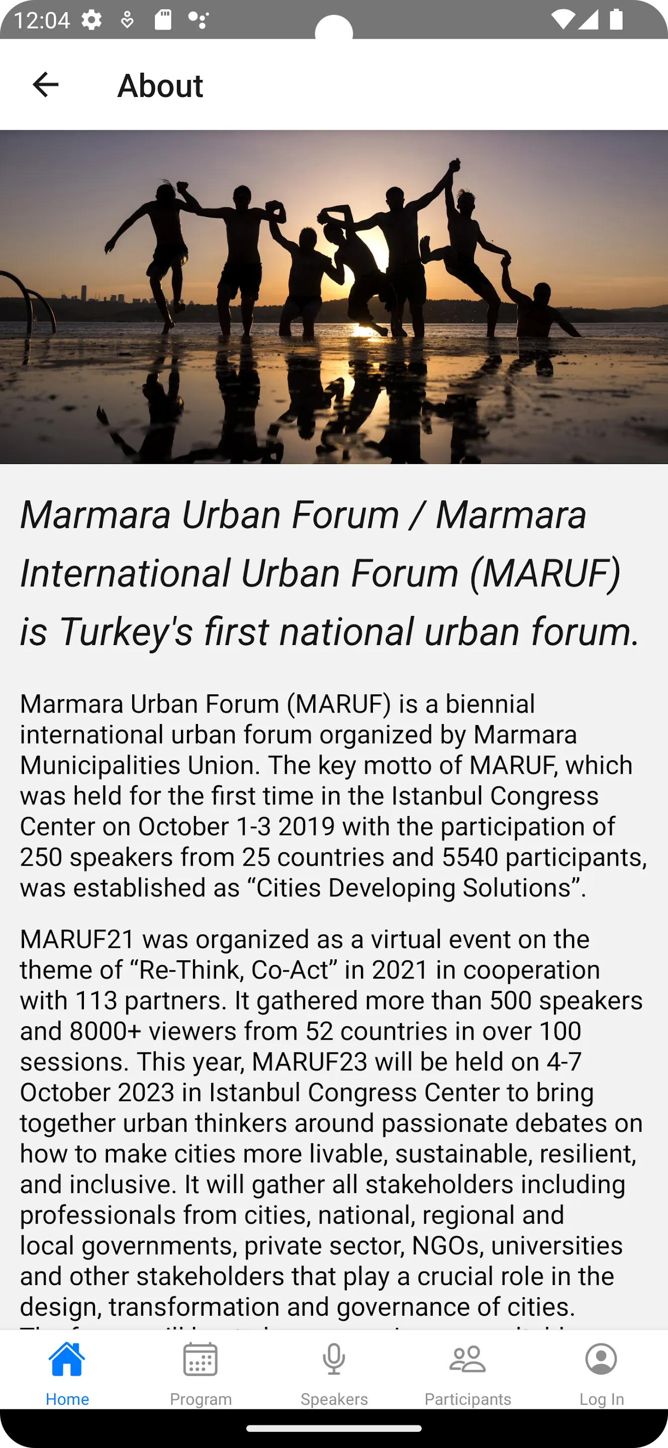 Marmara Urban Forum (MARUF) | Indus Appstore | Screenshot