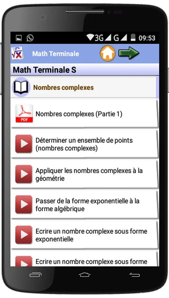 Math Terminale | Indus Appstore | Screenshot