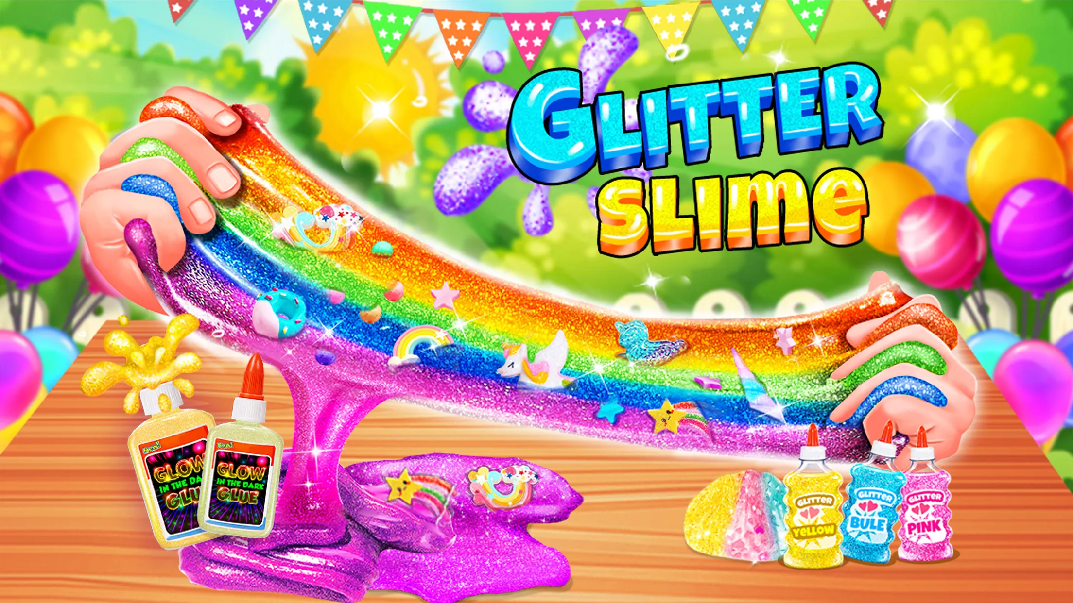 Unicorn Glitter Slime | Indus Appstore | Screenshot