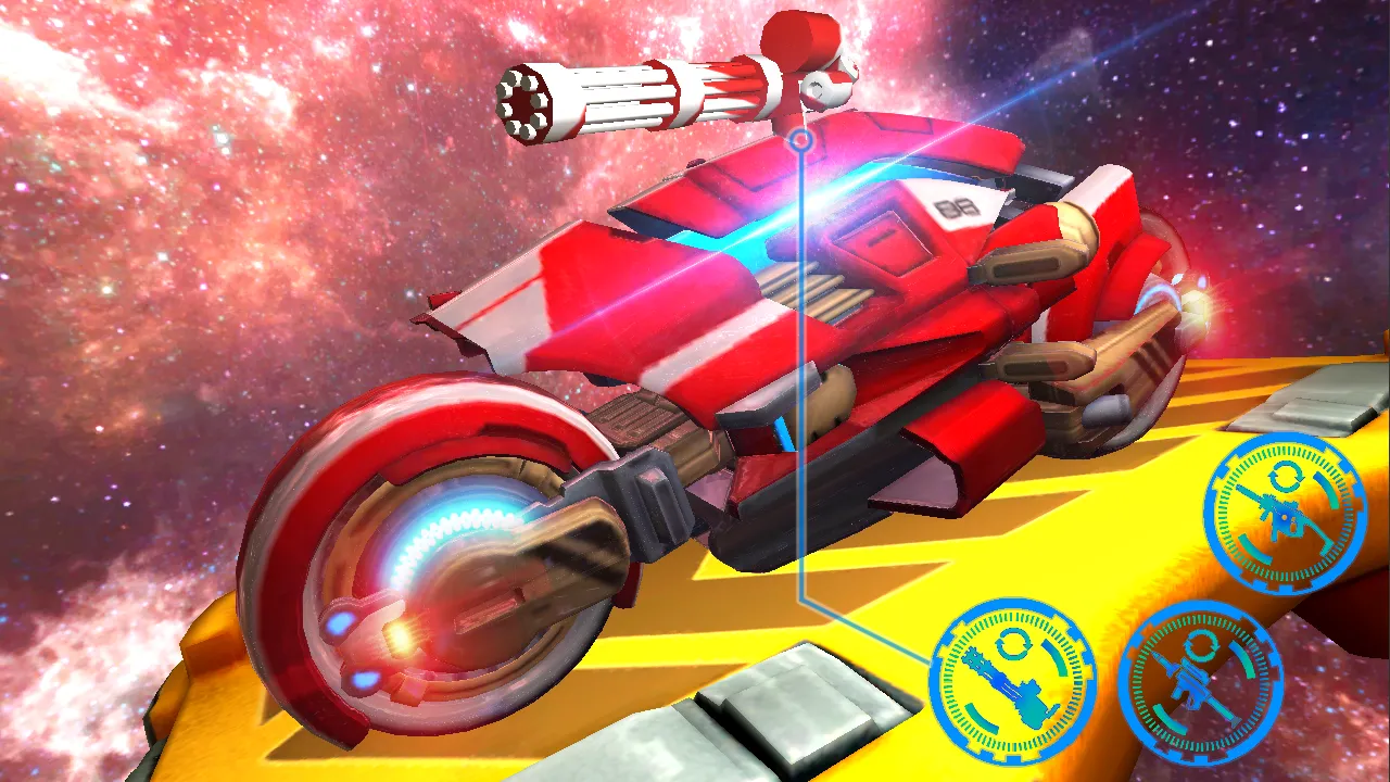 Space Bike Galaxy Race | Indus Appstore | Screenshot