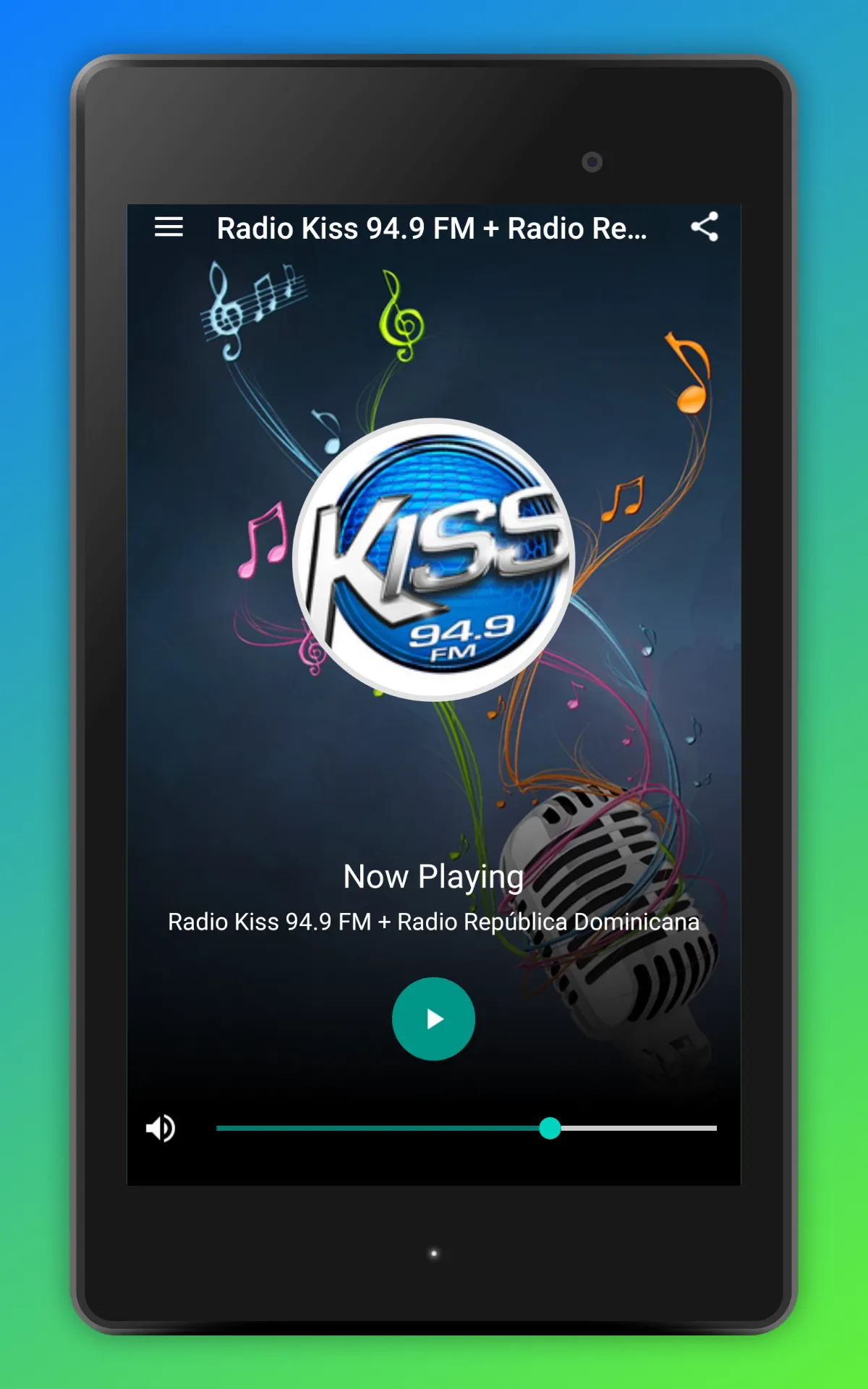 Kiss 94.9 Radio App Dominicana | Indus Appstore | Screenshot