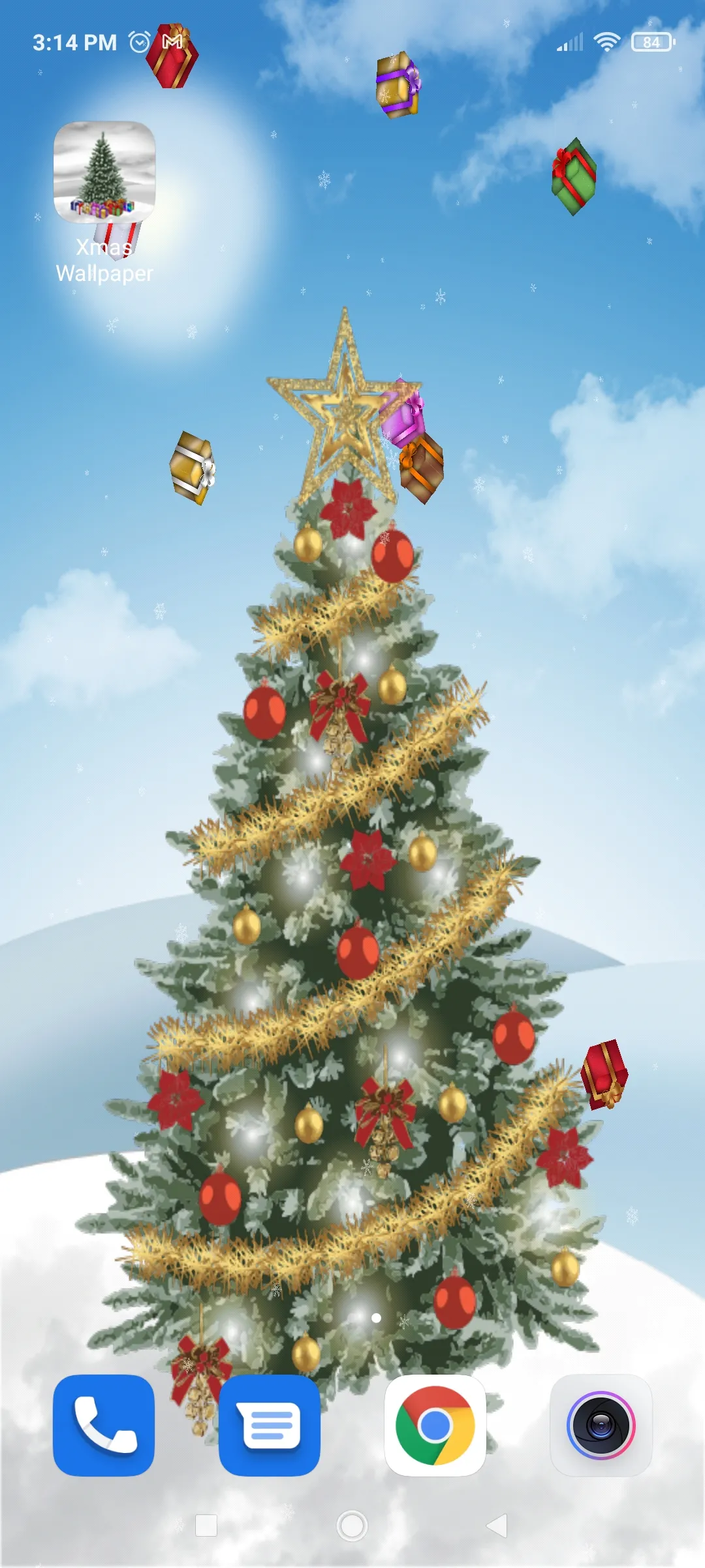 Christmas Tree Live Wallpaper | Indus Appstore | Screenshot