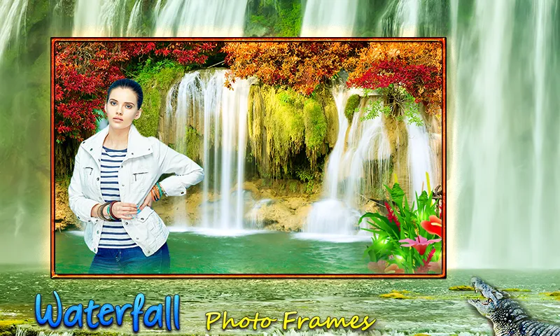 Waterfall Photo Frames SM | Indus Appstore | Screenshot