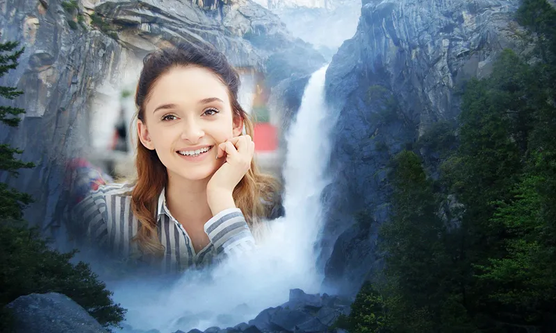 Waterfall Photo Frames | Indus Appstore | Screenshot