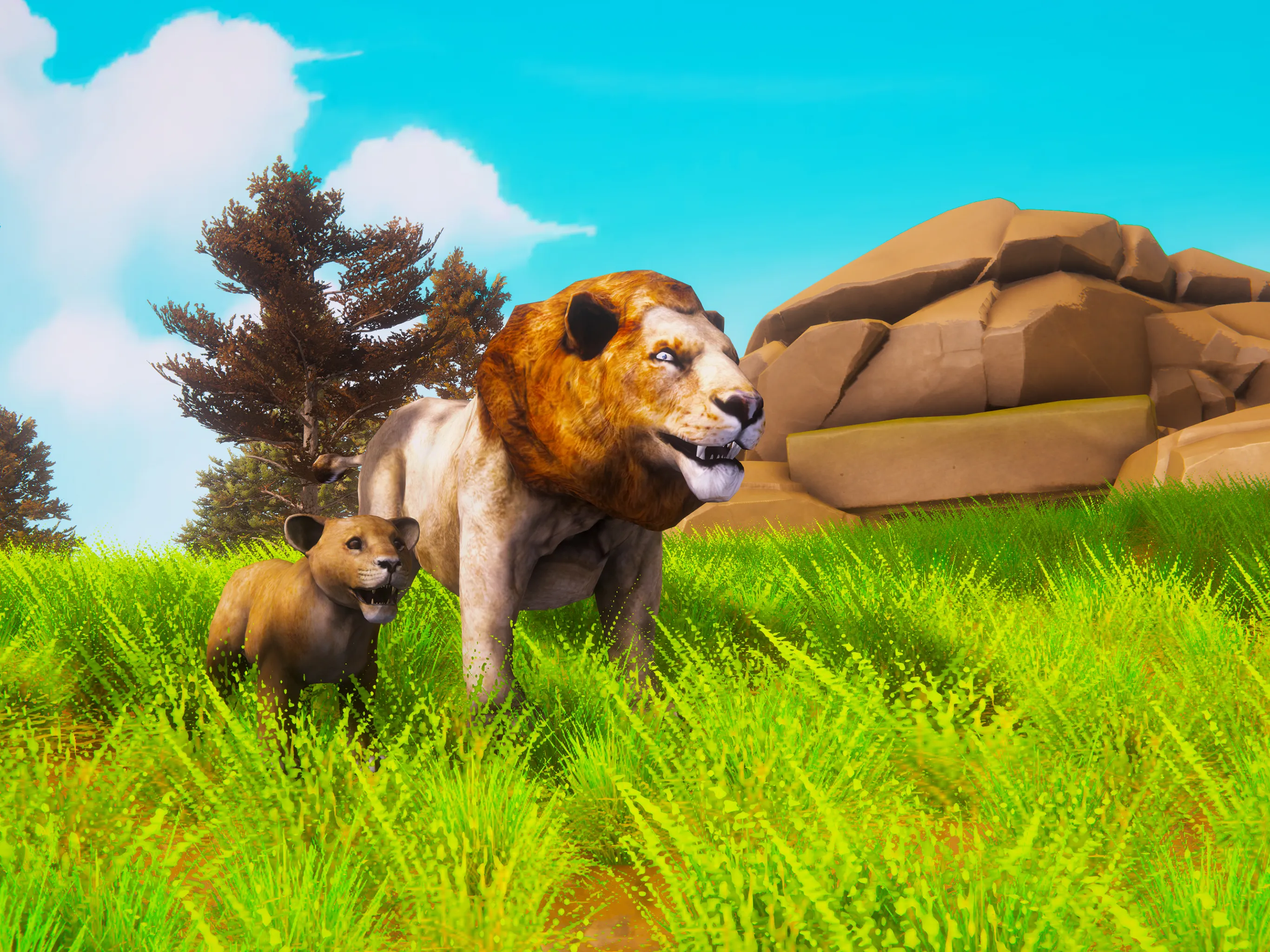 Lion Games Animal Simulator | Indus Appstore | Screenshot