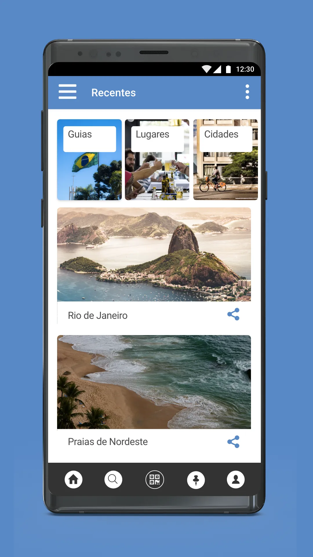 Brasil na palma da mão | Indus Appstore | Screenshot