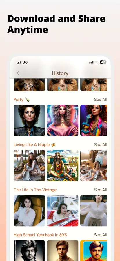 Vintage AI Photo Generator 90s | Indus Appstore | Screenshot
