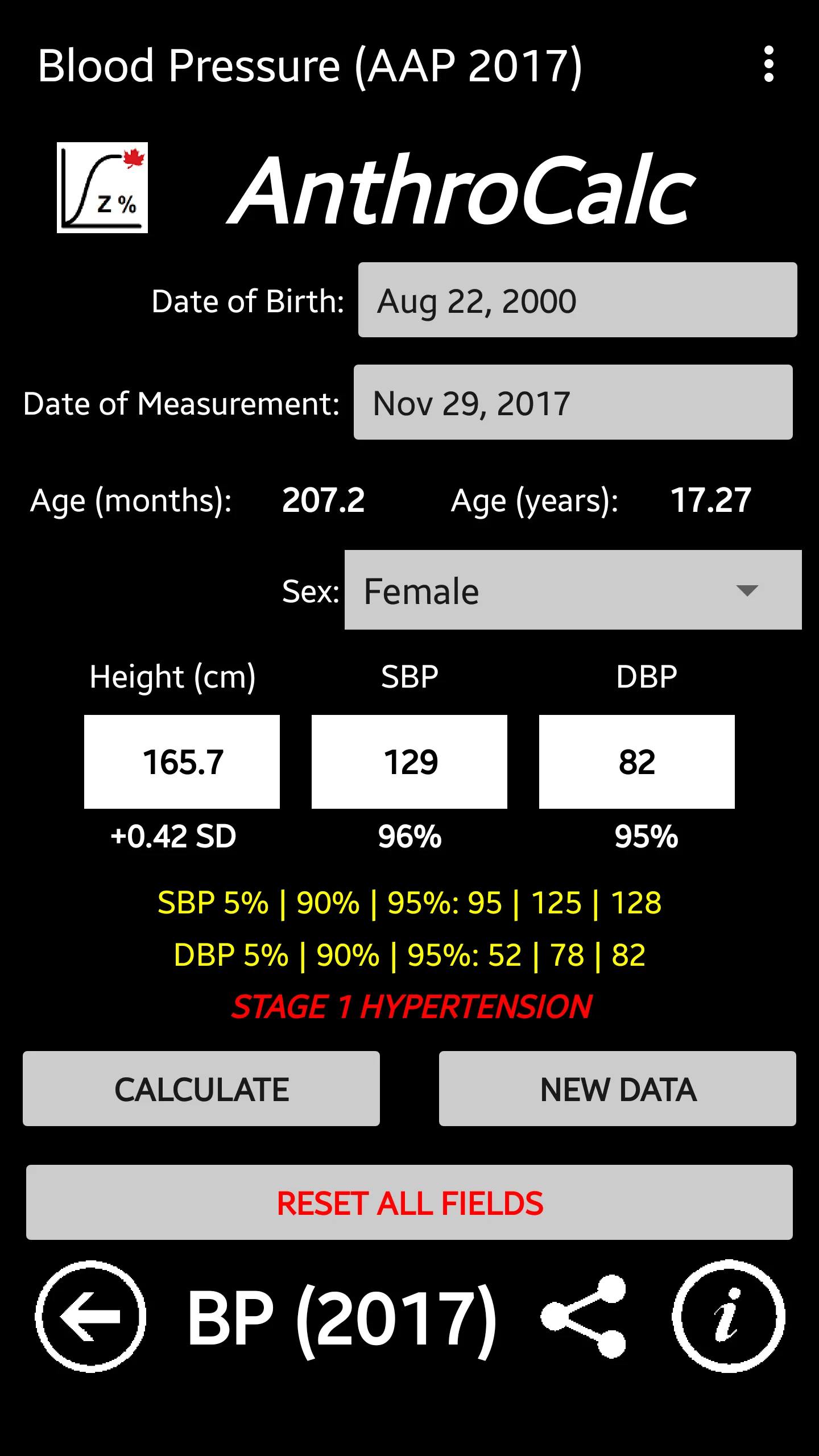 AnthroCalc | Indus Appstore | Screenshot