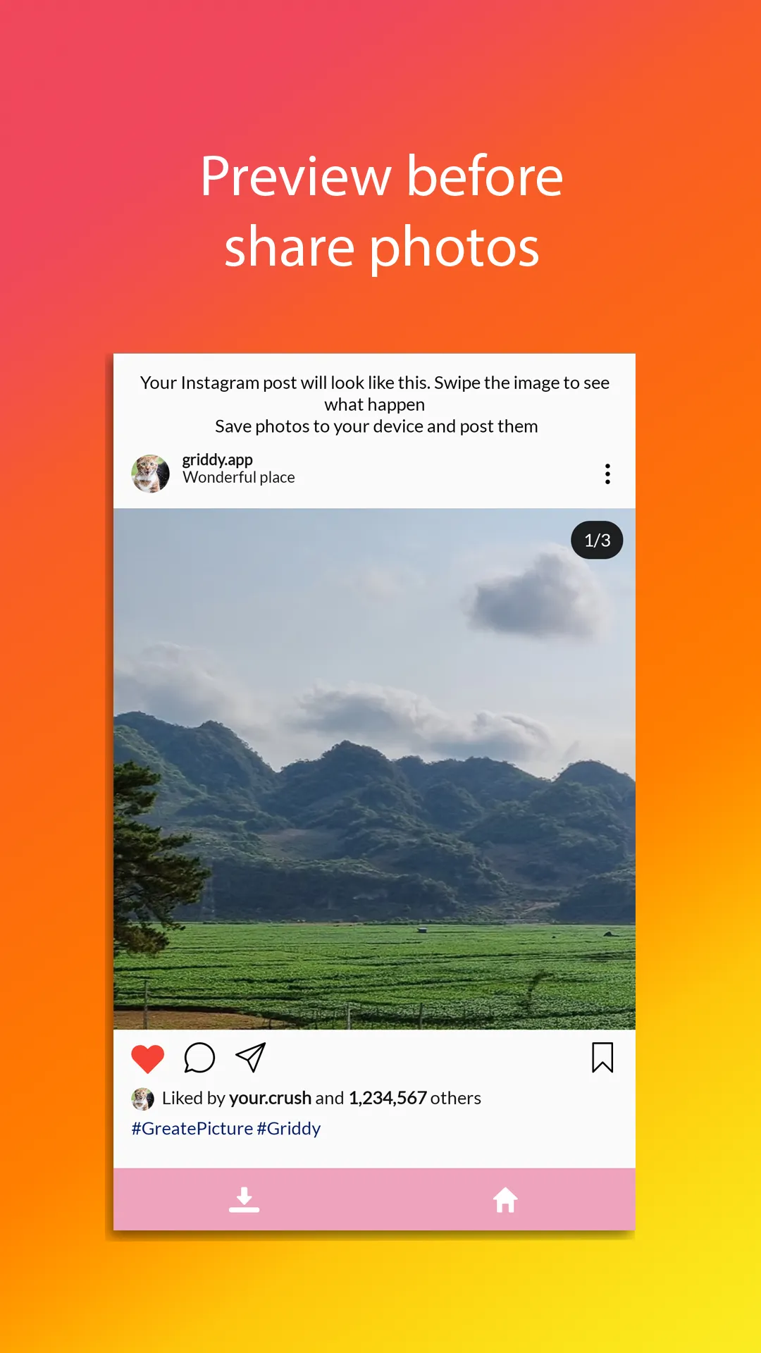 Griddy - Grid for Instagram | Indus Appstore | Screenshot