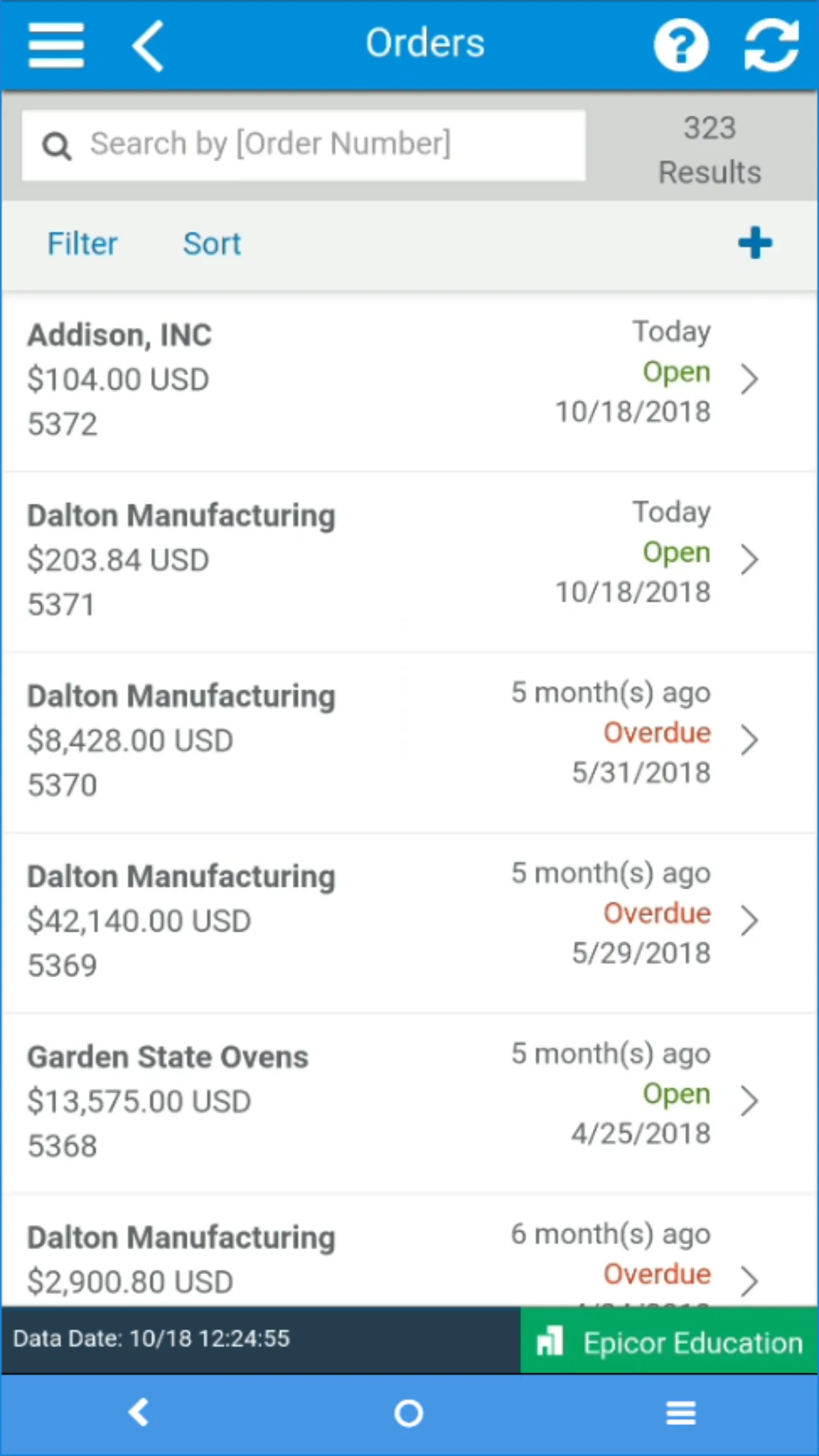 Epicor CRM | Indus Appstore | Screenshot