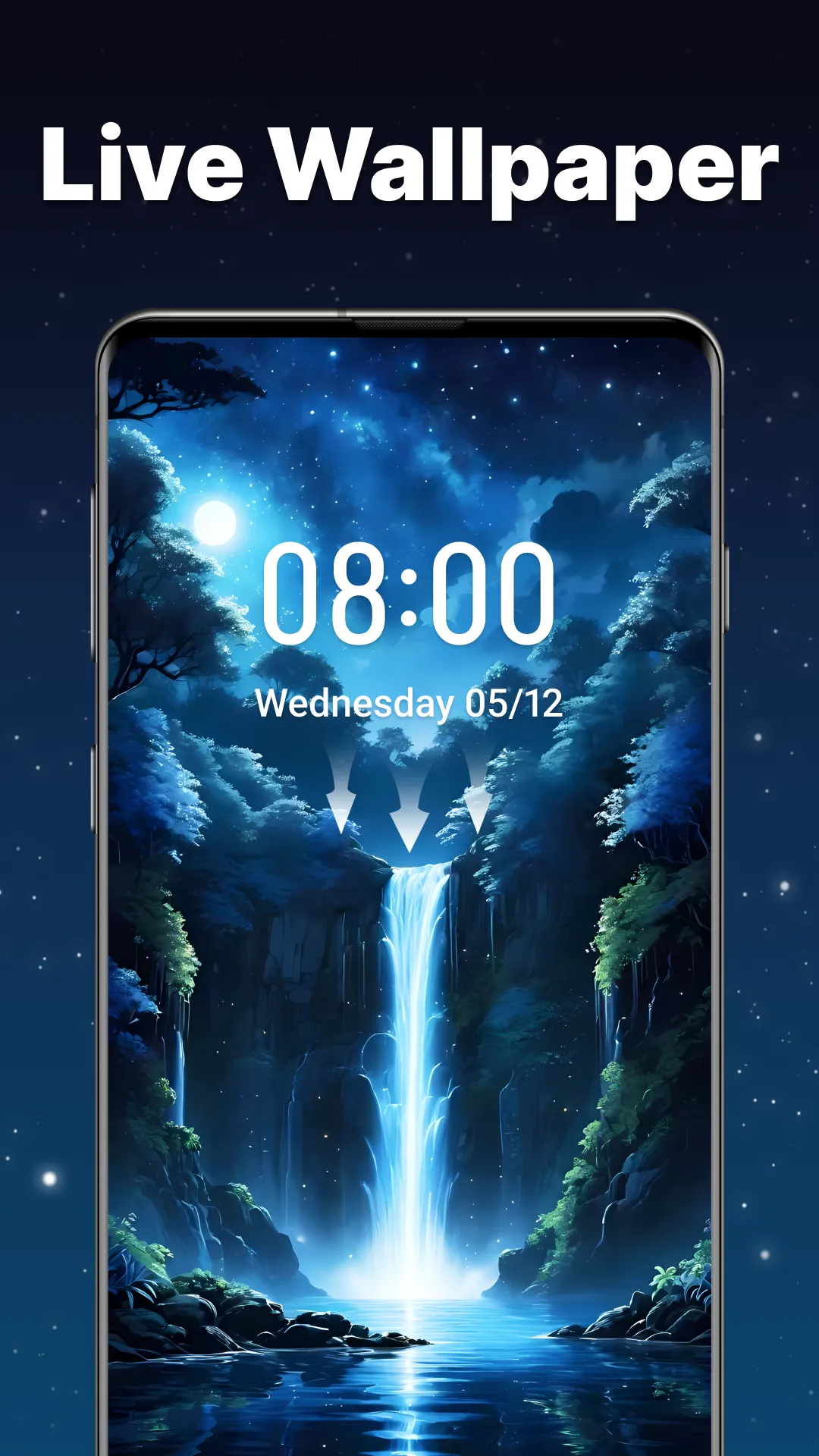 Ripple & 3D Live Wallpaper | Indus Appstore | Screenshot
