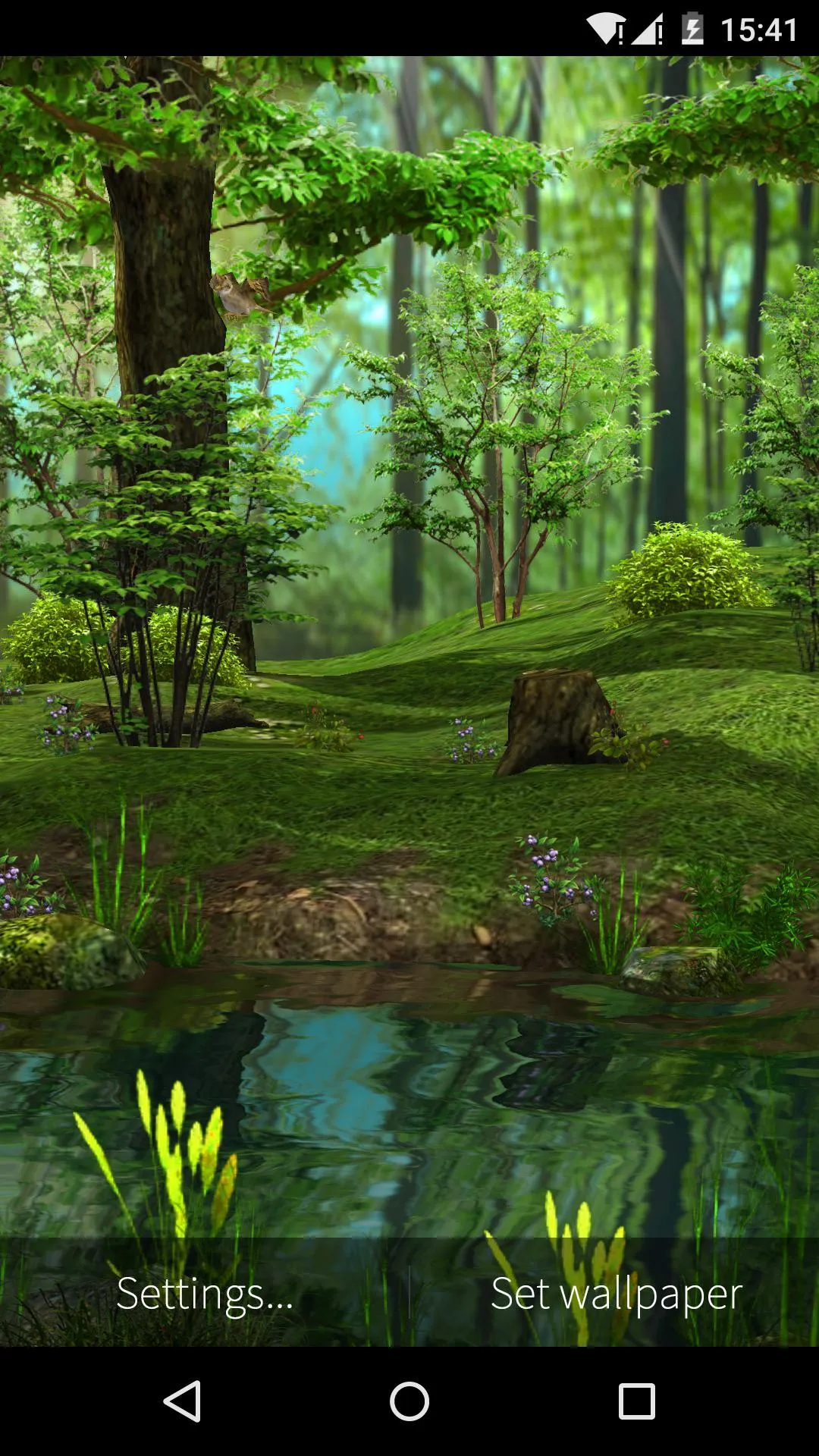 3D Deer-Nature Live Wallpaper | Indus Appstore | Screenshot