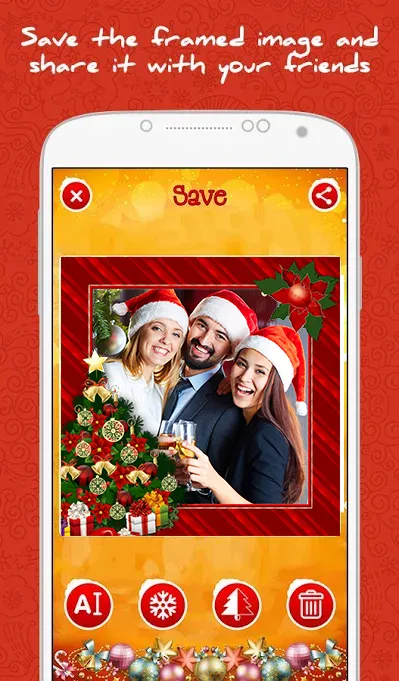 Merry Christmas Photo Frames | Indus Appstore | Screenshot