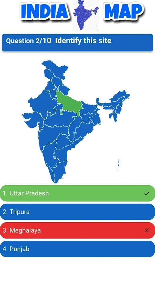 Learn India Map | Indus Appstore | Screenshot