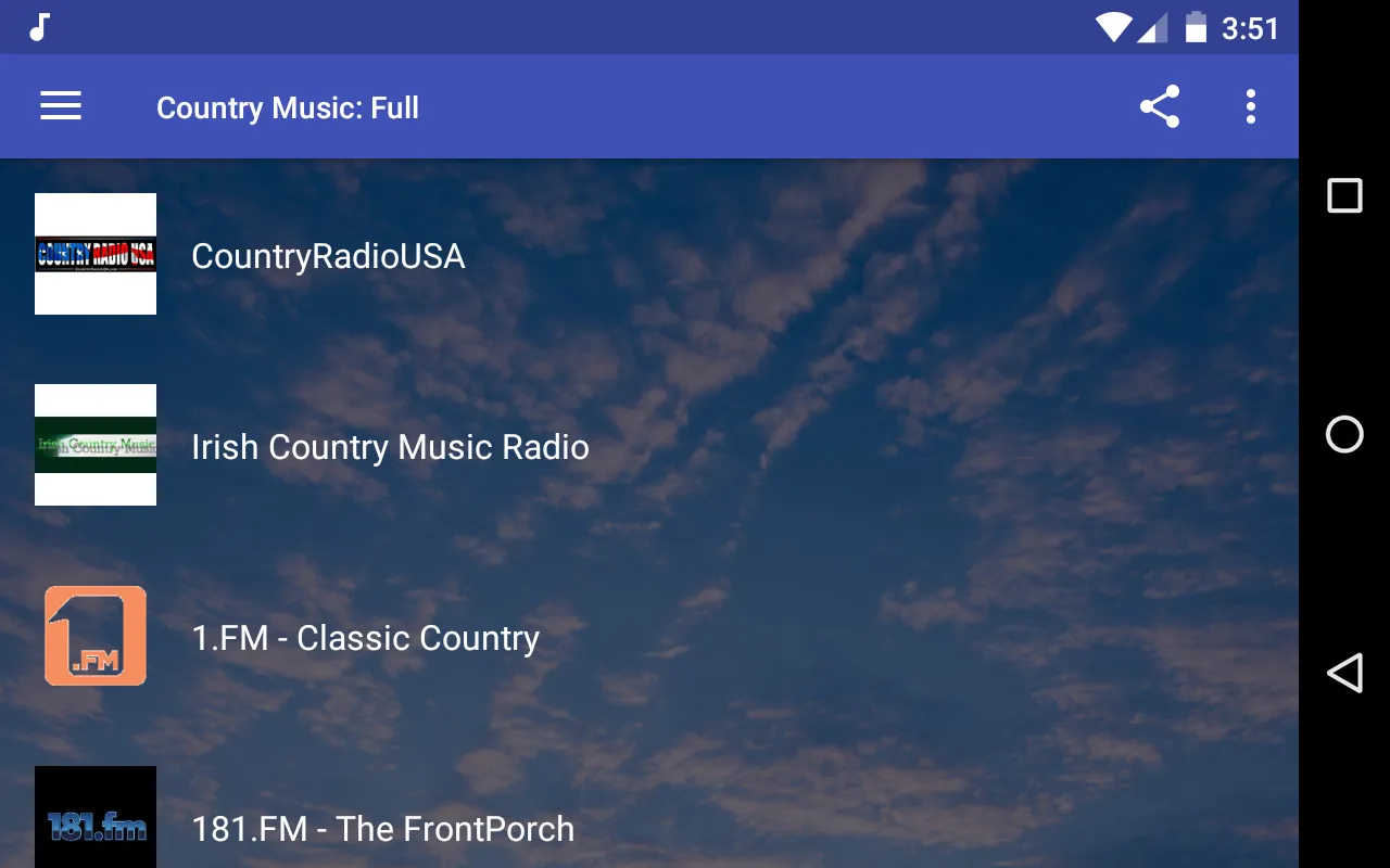 Country Music Full - USA Radio | Indus Appstore | Screenshot