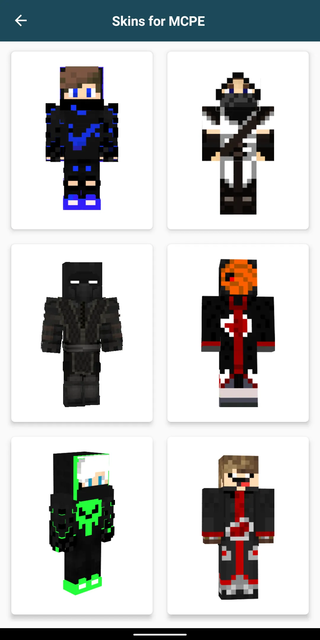 Ninja Skins for Minecraft PE | Indus Appstore | Screenshot