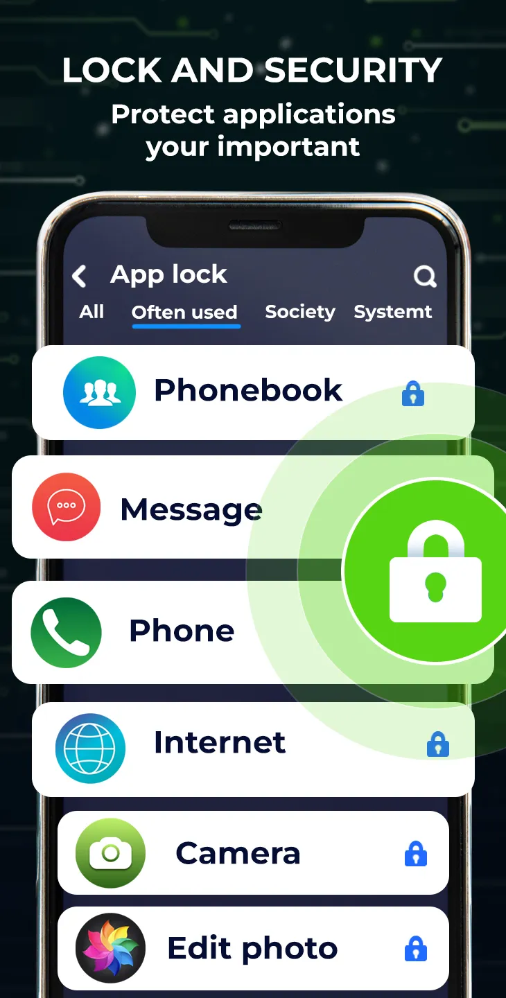 AppLock Fingerprint - App Lock | Indus Appstore | Screenshot