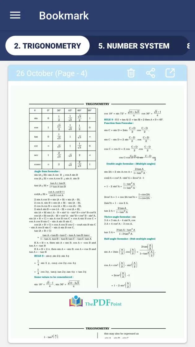 SSC Mathematics Rule Book | Indus Appstore | Screenshot