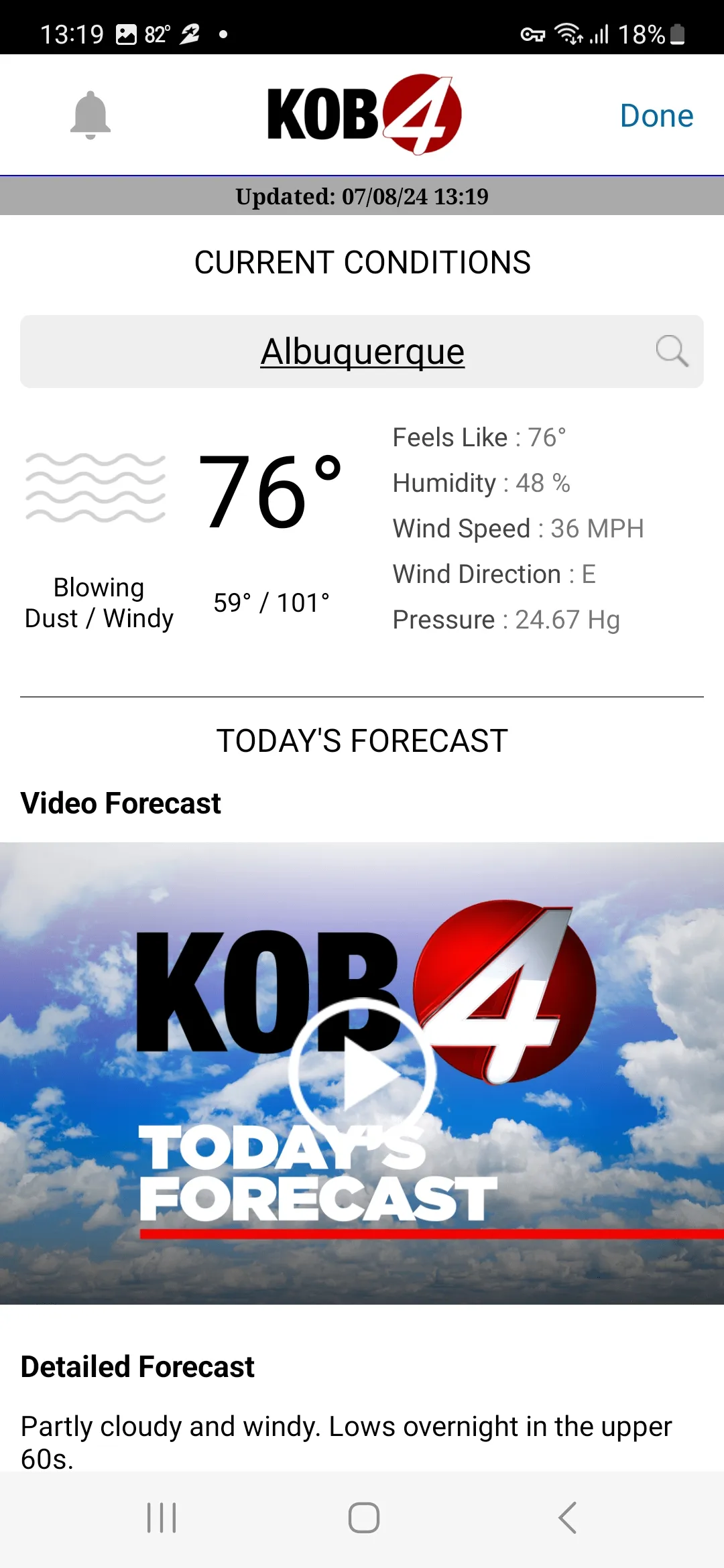 KOB 4 Albuquerque, New Mexico | Indus Appstore | Screenshot