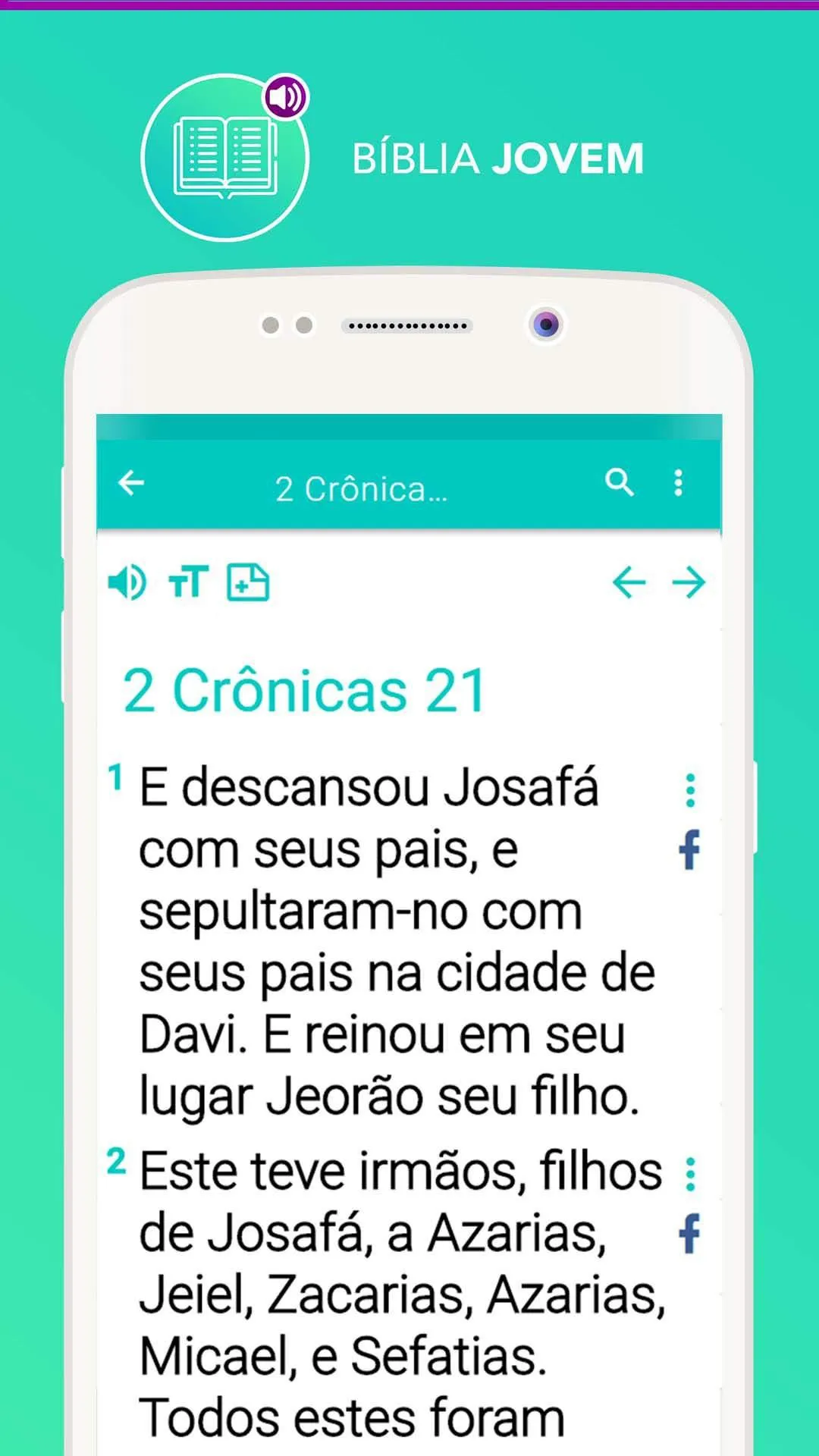 Bíblia jovem fácil de ler | Indus Appstore | Screenshot