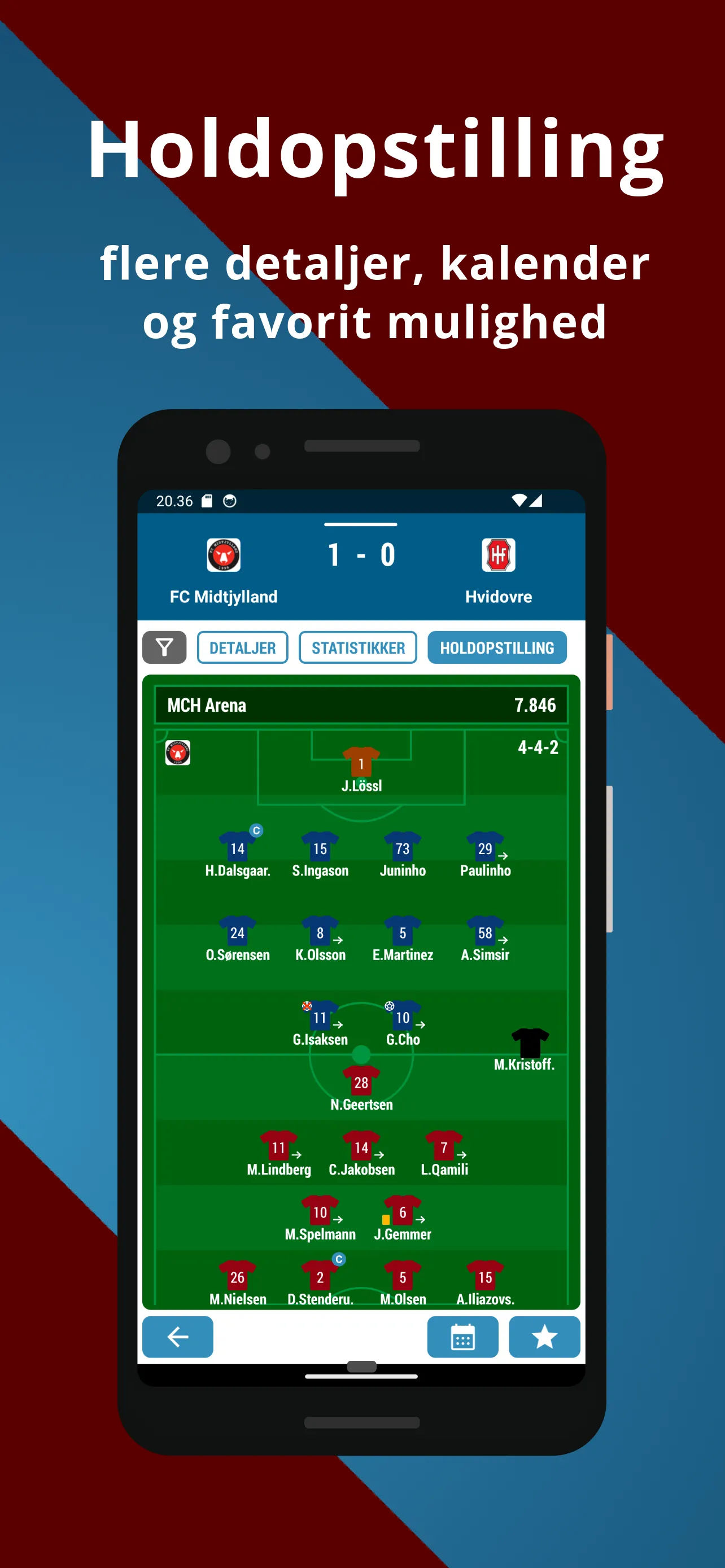 Fodbold DK 1 | Indus Appstore | Screenshot