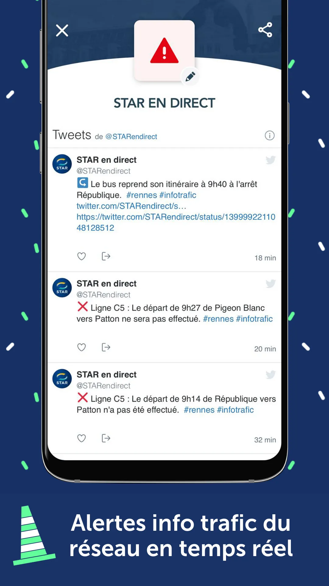 STAR : bus, métro à Rennes | Indus Appstore | Screenshot