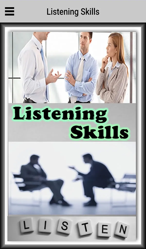 Listening Skills | Indus Appstore | Screenshot