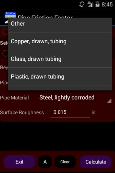 Pipe Friction Factor Lite | Indus Appstore | Screenshot