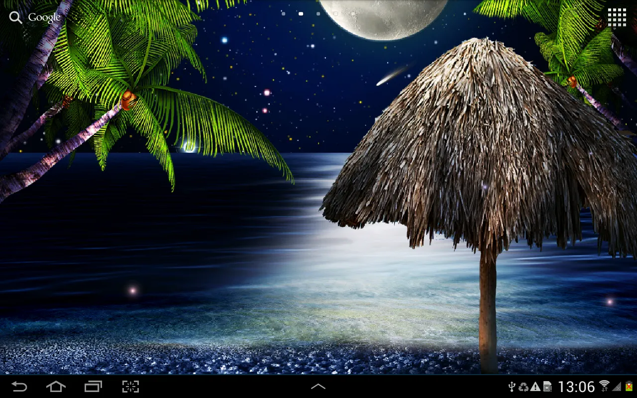 Tropical Night Live Wallpaper | Indus Appstore | Screenshot