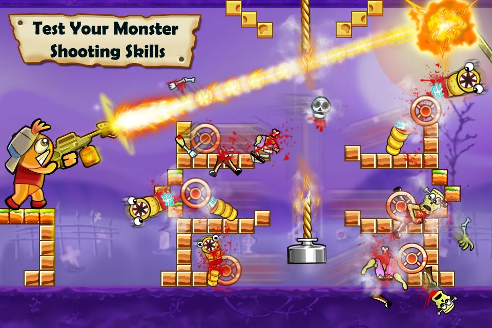 Bloody Monsters: Bouncy Bullet | Indus Appstore | Screenshot