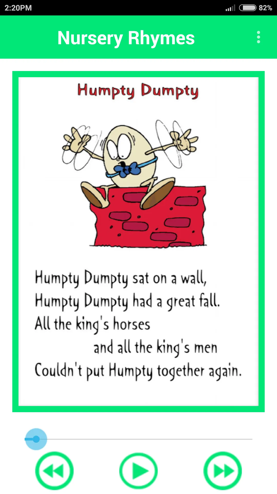 Nursery Rhymes | Indus Appstore | Screenshot