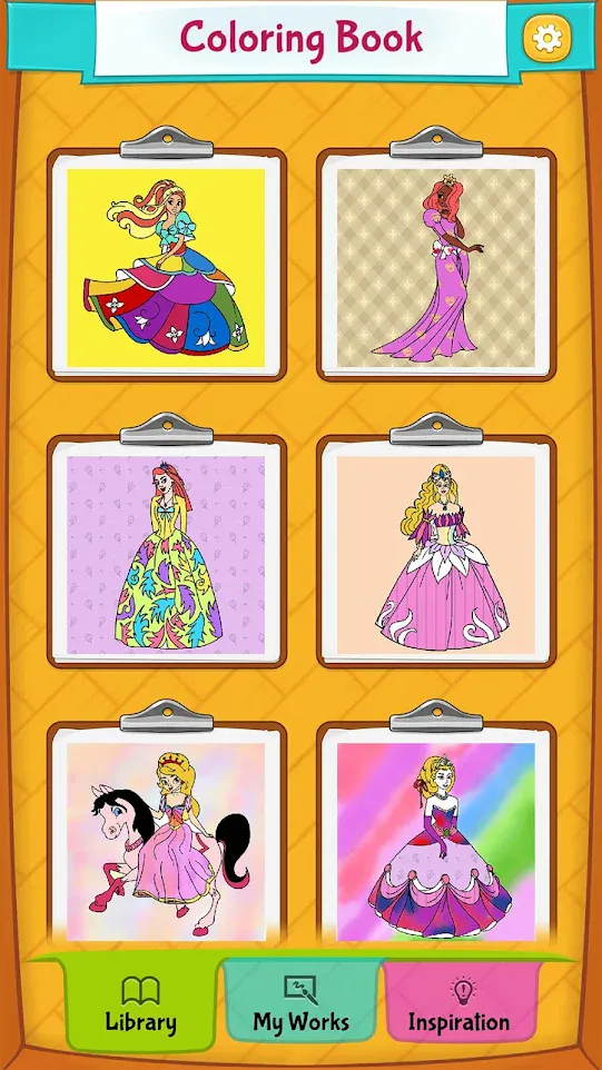 Princess Coloring Pages | Indus Appstore | Screenshot