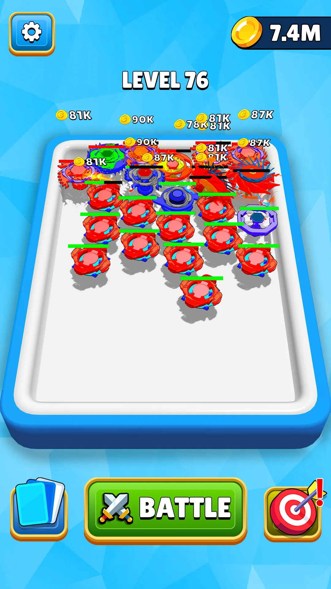 Spinner Merge Fight Game | Indus Appstore | Screenshot