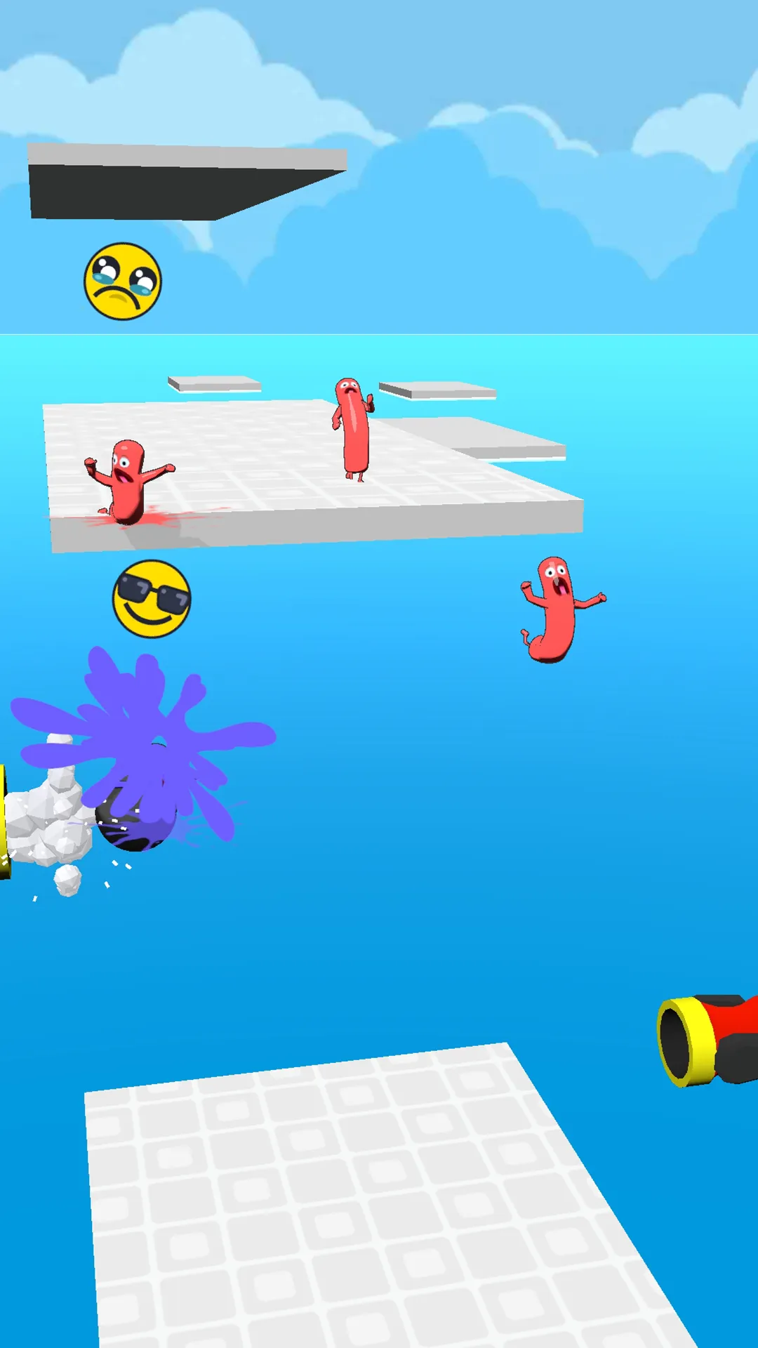 Falling Sausage - Fun Race 3D | Indus Appstore | Screenshot