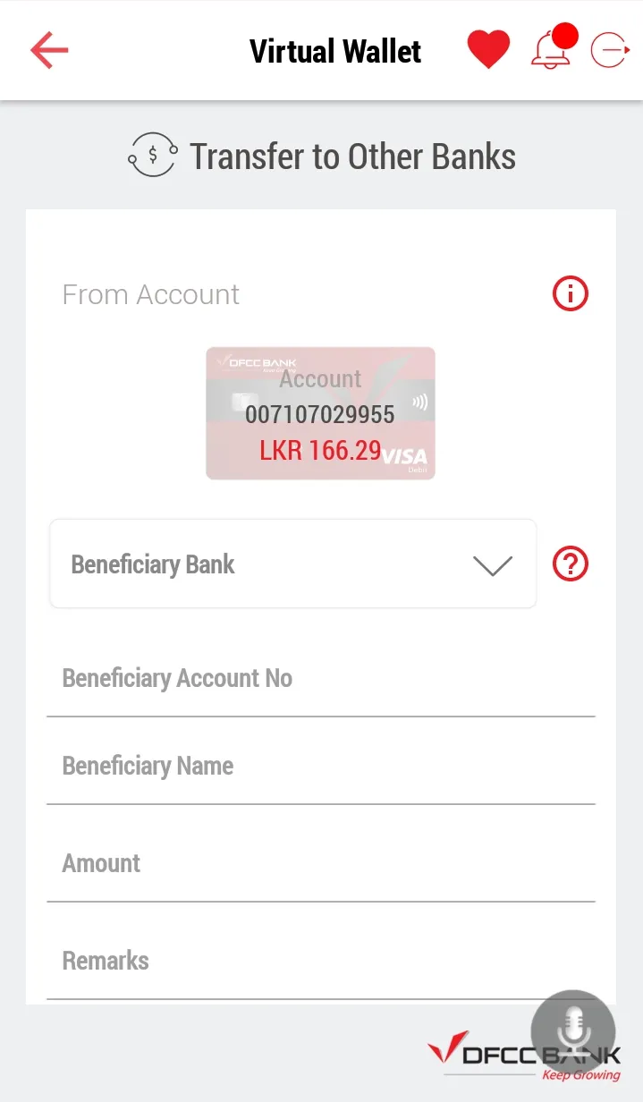 DFCC Virtual Wallet | Indus Appstore | Screenshot