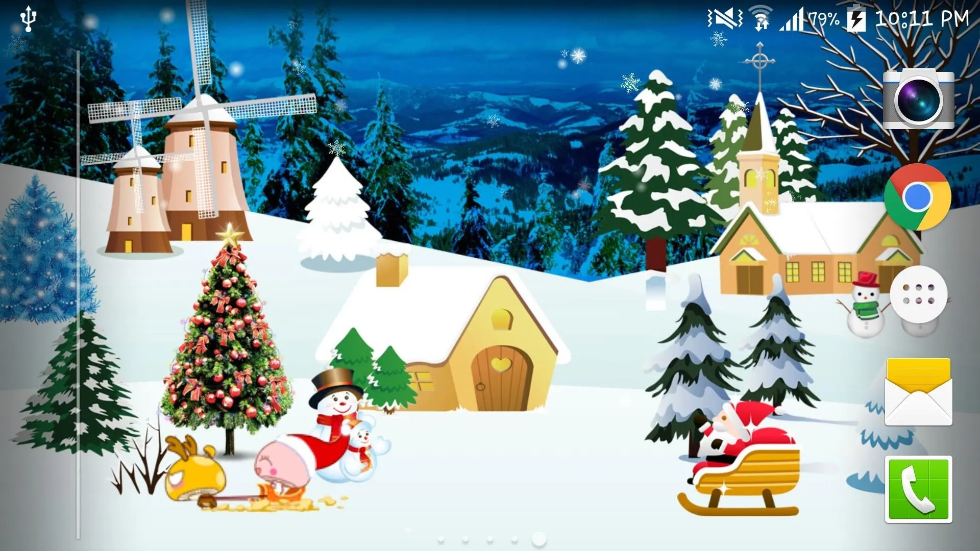 Christmas Live Wallpaper Pro | Indus Appstore | Screenshot